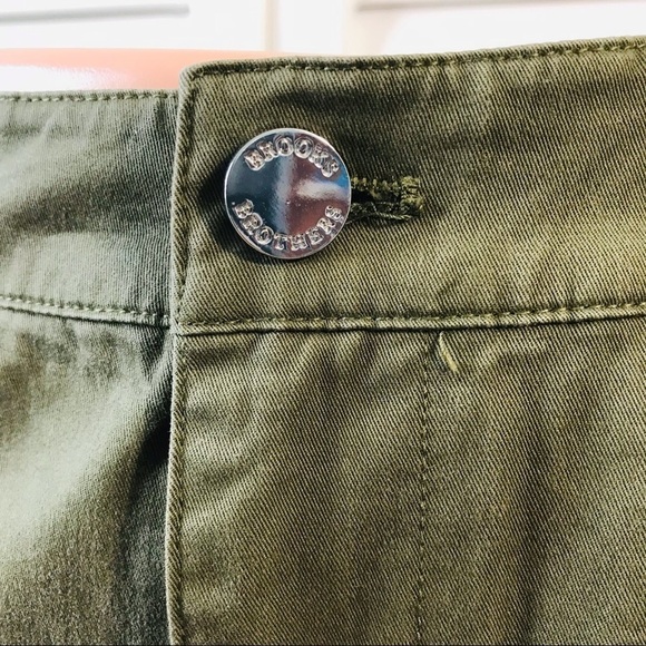 BROOKS BROTHERS Green Natalie Fit Pant Size 12P - Picture 3 of 11